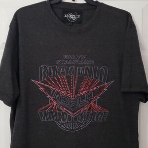 Brooklyn Standard BKLYN Standard Buck Wild Festival Black T-Shirt. Men's Large